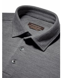 graues Polohemd von Zegna