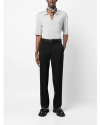 graues Polohemd von Saint Laurent