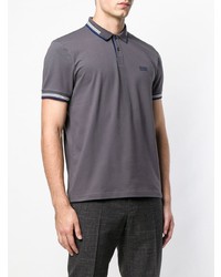 graues Polohemd von BOSS HUGO BOSS