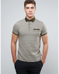 graues Polohemd von Ted Baker