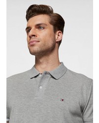 graues Polohemd von Tommy Hilfiger