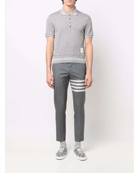 graues Polohemd von Thom Browne