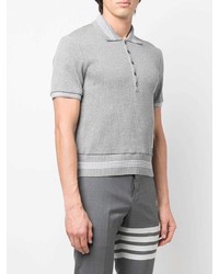 graues Polohemd von Thom Browne