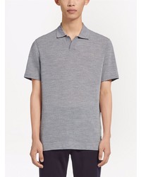 graues Polohemd von Z Zegna