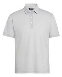 graues Polohemd von Zegna