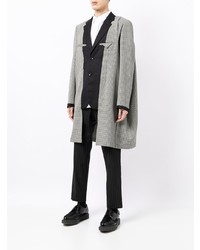 graues Sakko mit Karomuster von Comme Des Garcons Homme Plus