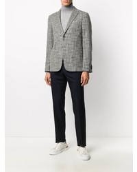 graues Sakko mit Vichy-Muster von Z Zegna