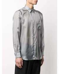 graues Seidelangarmhemd von Comme Des Garcons SHIRT