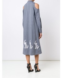 graues Shirtkleid von Suno