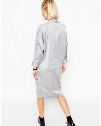 graues Shirtkleid von Asos