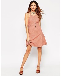 graues Skaterkleid von Asos