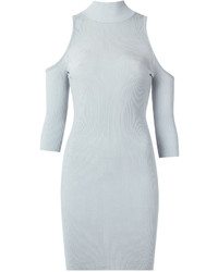 graues Strick Kleid von Cecilia Prado