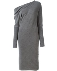 graues Strick Kleid von Tom Ford
