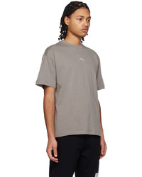 graues Strick T-Shirt mit einem Rundhalsausschnitt von A-Cold-Wall*