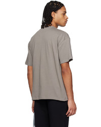 graues Strick T-Shirt mit einem Rundhalsausschnitt von A-Cold-Wall*
