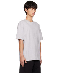 graues Strick T-Shirt mit einem Rundhalsausschnitt von A.P.C.
