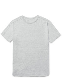 graues Strick T-Shirt mit einem Rundhalsausschnitt von Nonnative
