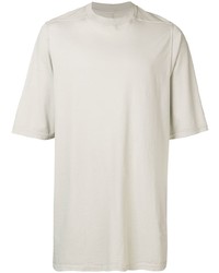 graues Strick T-Shirt mit einem Rundhalsausschnitt von Rick Owens DRKSHDW