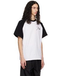 graues Strick T-Shirt mit einem Rundhalsausschnitt von Rhude