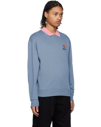 graues Sweatshirt mit Blumenmuster von Kenzo