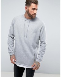 graues Sweatshirt von Asos
