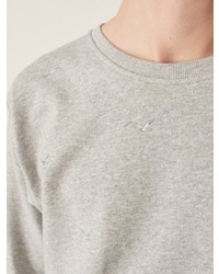 graues Sweatshirt von cleptomanicx