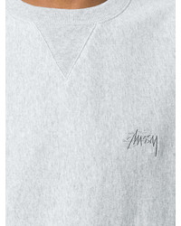 graues Sweatshirt von Stussy