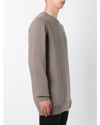 graues Sweatshirt von Rick Owens DRKSHDW