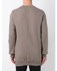 graues Sweatshirt von Rick Owens DRKSHDW