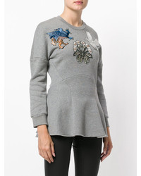 graues Sweatshirt von Alexander McQueen