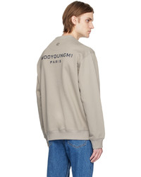 graues Sweatshirt von Wooyoungmi