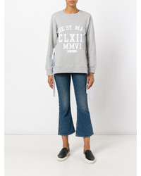 graues Sweatshirt von MM6 MAISON MARGIELA