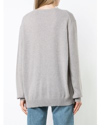 graues Sweatshirt von Alexandra Golovanoff