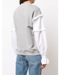 graues Sweatshirt von Derek Lam 10 Crosby