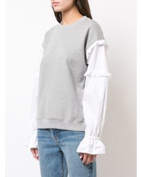 graues Sweatshirt von Derek Lam 10 Crosby