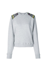 graues Sweatshirt von Saint Laurent