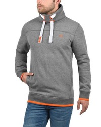 graues Sweatshirt von Solid