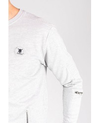 graues Sweatshirt von Tuffskull
