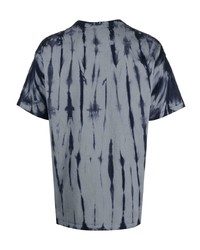graues Mit Batikmuster T-Shirt mit einem Rundhalsausschnitt von Nike