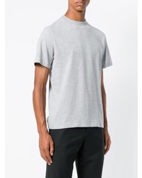 graues T-Shirt mit einem Rundhalsausschnitt mit Sternenmuster von Golden Goose Deluxe Brand