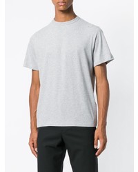 graues T-Shirt mit einem Rundhalsausschnitt mit Sternenmuster von Golden Goose Deluxe Brand