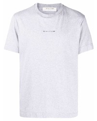 graues T-Shirt mit einem Rundhalsausschnitt von 1017 Alyx 9Sm
