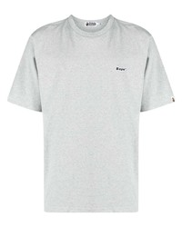 graues T-Shirt mit einem Rundhalsausschnitt von A Bathing Ape