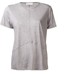 graues T-Shirt mit einem Rundhalsausschnitt von A.L.C.