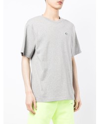 graues T-Shirt mit einem Rundhalsausschnitt von AAPE BY A BATHING APE