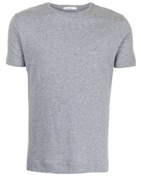 graues T-Shirt mit einem Rundhalsausschnitt von Adam Lippes