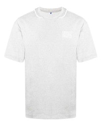 graues T-Shirt mit einem Rundhalsausschnitt von Ader Error