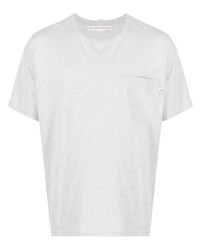 graues T-Shirt mit einem Rundhalsausschnitt von Advisory Board Crystals