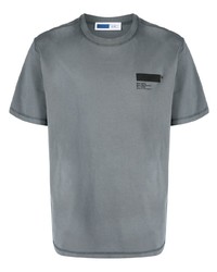 graues T-Shirt mit einem Rundhalsausschnitt von AFFIX