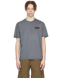 graues T-Shirt mit einem Rundhalsausschnitt von AFFXWRKS